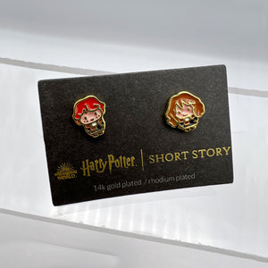 Short Story x Harry Potter - Earring Epoxy Ron & Hermione
