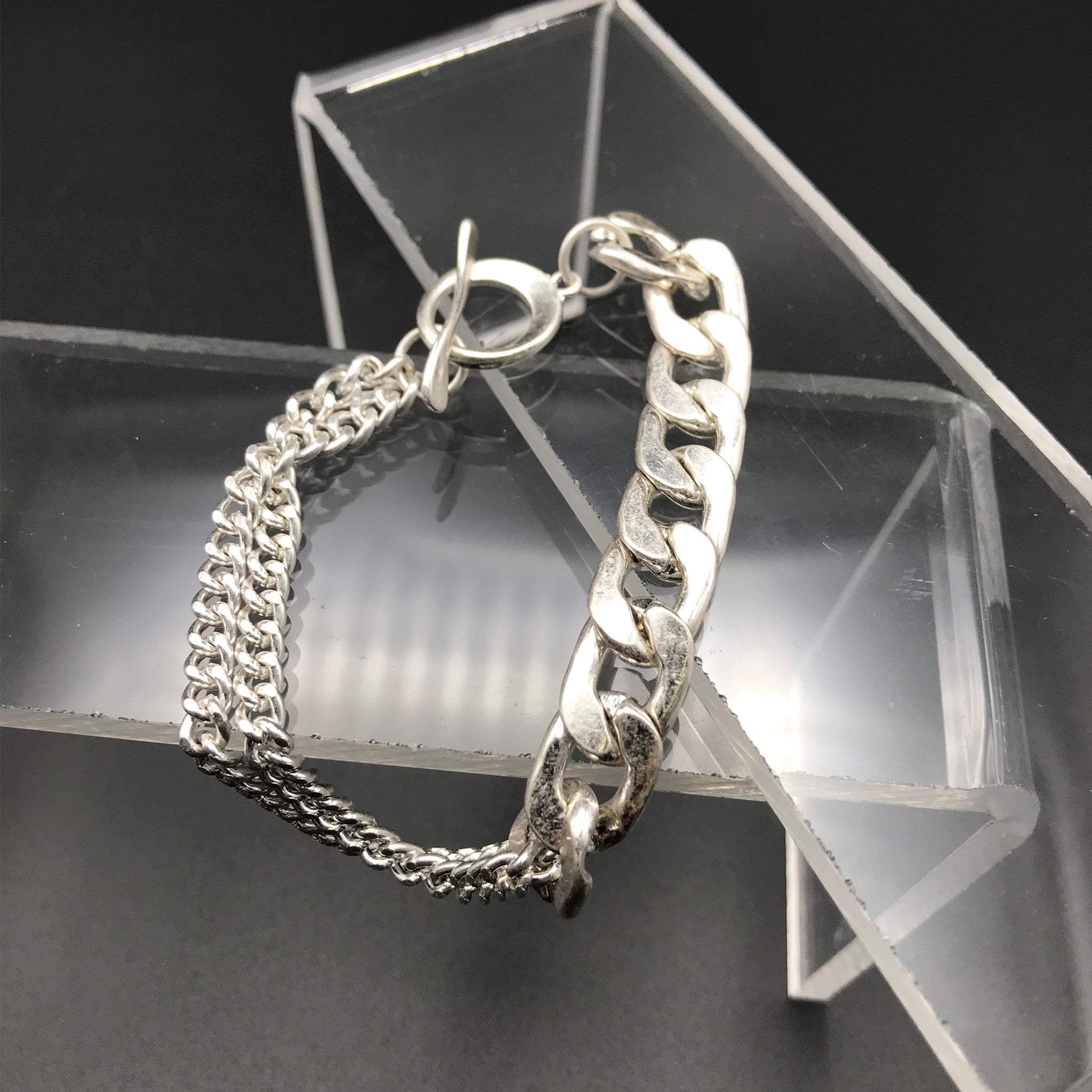 Two Type of Chains Bracelet